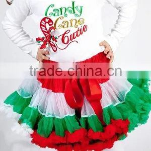 Lovely Girls Christmas Wear TuTu Dresses Red Pettiskirts Tulle Dress thumbnail-5