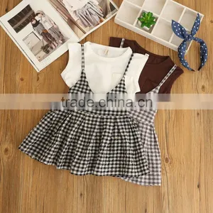 2017 New Arrival Cute Design Baby Wear/kids Clothes Baby Girls Two Pieces Sets thumbnail-6