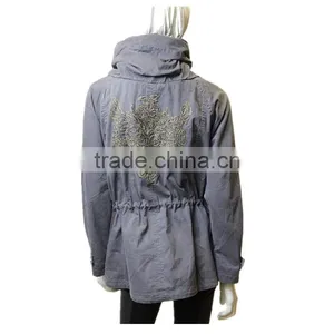 2015 High Fashion Women Cotton Casual Coat Winter Parka Coats thumbnail-3