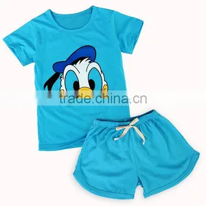 Customize Design Kids Summer Clothes Short Sleeve Children T-shirt With Cartoon Printing thumbnail-2