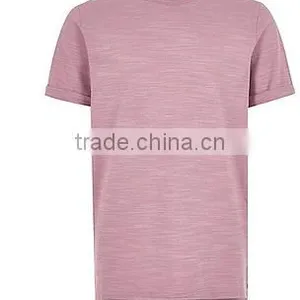 2017 China OEM Slim Tshirt Heather Color Heather Pink Popular Fashion Fabric thumbnail-1