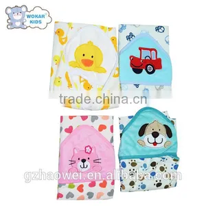 2016 New Embroidered Cartoon Hooded Baby Blanket thumbnail-1