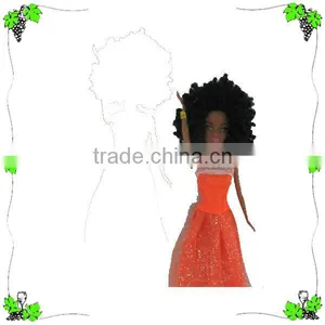 High Quality Toy Doll Fast Delivery Plastic Black Doll Love Doll thumbnail-2