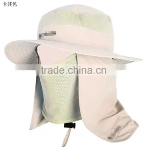 360 Degree Sunscreen Sun Hat Male Anti-UV Outdoor Hat Big Along the Quick Fisherman Hat Male Sun Hat Fishing Hat thumbnail-6
