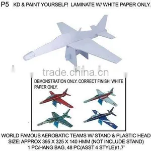 P5 WORLD FAMOUS AEROBATIC TEAM W/S STAND & PLASTIC HEAD thumbnail-1