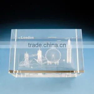 Crystal 3d Engraving for London Souvenir thumbnail-4