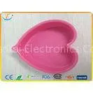 Safe Cake Mould Bakeware Silicone Kitchenware Double Heart Shape With FDA LFGB thumbnail-1