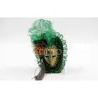7 Inch Green Decorative Venetian Masks Wall Dcor Porcelain For Home thumbnail-1