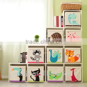 Cotton Canvas Storage Bin /box for Toy Organizer thumbnail-1