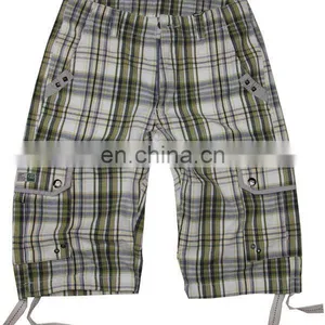 Yarn Dyed Checks Bermuda Shorts thumbnail-1