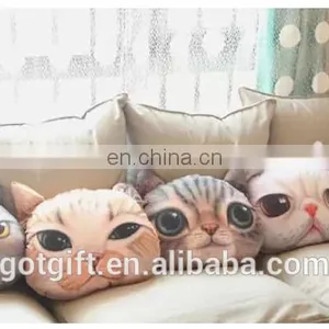 Custom Cartoon Cat Printed Pillow thumbnail-4