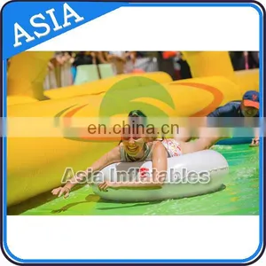 Double Lane Inflatable Water Slip Slide / Inflatable Slide The City thumbnail-2