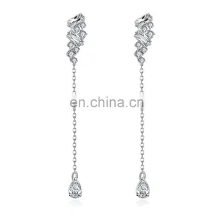 Silvering Crystal Pendant Newly Designs Earrings for Women With High Quality Picture thumbnail-1