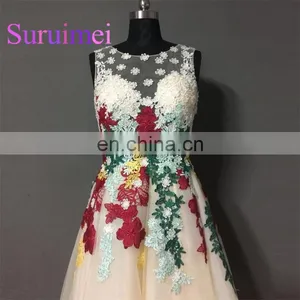 Tea Length Prom Dresses Vestidos de Noiva Formal Evening Gowns New Arrivals thumbnail-3