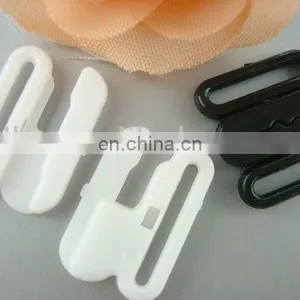 Wholesale Black /white Front Closure Plastic Bra Buckle thumbnail-1