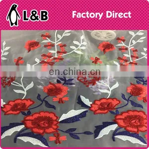 Wholesale Embroidry Lace Fabric Textile Lace Factory thumbnail-1