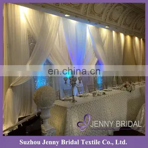 BCK107 Wedding Backdrop Design Beautiful Curtains Made in China thumbnail-2