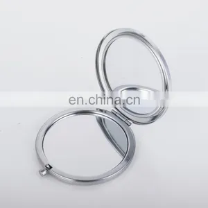 65mm Personalised Handwork Metal Folding Cosmetic Pocket Mirror for Promotional, Decoration Gift thumbnail-1