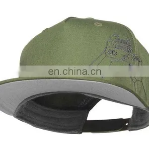 Embroidery Cotton Baseball Cap / Boys Girls Snapback Hip Hop Flat Hat thumbnail-1