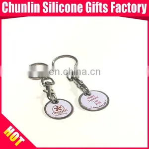 Cheap Custom Trolley Coin Keychain thumbnail-1