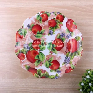 TX211 PLASTIC FLOWER EDGE IML CHEAP PLATE CAKE PLATE thumbnail-3