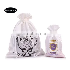 Cheap Silk Drawstring Satin Bag With Logo Printing ,Gift Satin Bag thumbnail-1
