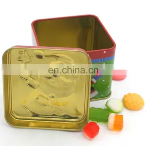 2017 Sweet Square Christmas Gift Meatl Tin Can Packaging Manufacturer thumbnail-6