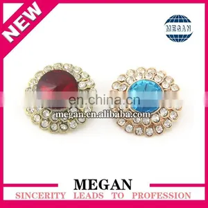 Wholesale Crystal Rhinestone Button for Hair Accessory thumbnail-1
