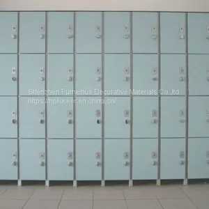 Fireproof Decorative Electronic Luggage Storage Hpl Compact Laminate Locker thumbnail-4