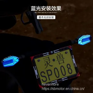 Spirit Beast Motorcycle Modified Lighting Led Strong Light Turning Signals Daytime Light + Yellow Turning 2pcs/lot 12V L9 thumbnail-1