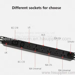 IEC C13/C19/C14/20 Rack Mount PDU With 32A Industry Plug 1 Breaker thumbnail-1