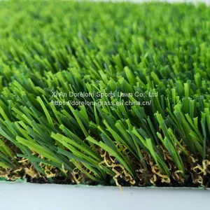 High Dtex of Yarn Artificial Turf With 4 Tones,U Shape Synthetic Grass thumbnail-1