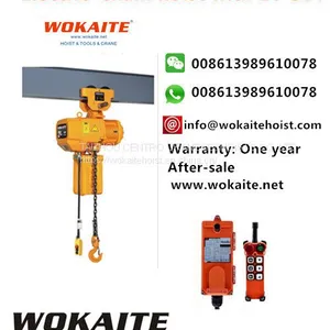 WOKAITE 2 Ton Electric Chain Hoist With Chain thumbnail-1