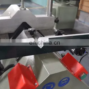 V-notch Cutting Saw PVC and Aluminum Windows Making Machine / UPVC Window Frame V Cutting Machine for Aluminum Profile thumbnail-5