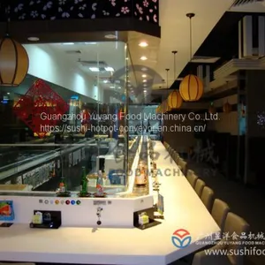 Sushi Bar Conveyor Belt Food Delivery System Factory thumbnail-2