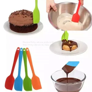 Heat Resistant Flexible Silicone Spatulas Cake Spatula Multi-purpose Scraping Baking Scraper Cooking Tools Kitchen Accessories thumbnail-1