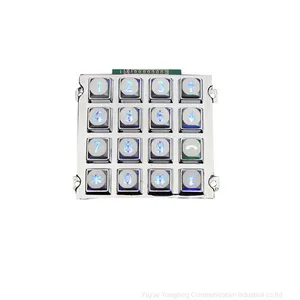 Customized Waterproof Zinc Alloy Keypad With Led Backlit thumbnail-4