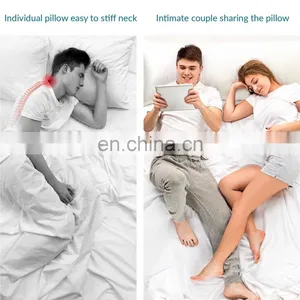 Soft Seamless Sleeping Plain Natural Silk Satin Body Pillowcase For Pregnant Women thumbnail-5