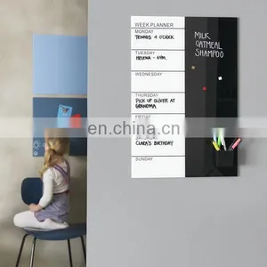 Hot Sale Glass Magnetic Whiteboard Planner Calendar for Office thumbnail-3
