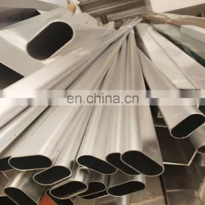 6063 T5 Extrusion Structure Aluminum Round Profile Hollow Aluminum Tube 6061 T6 Large Oval Aluminium Extrusion Manufacturer thumbnail-4