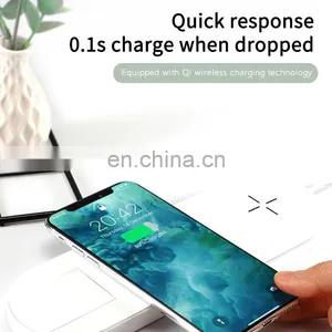 Universal Wireless Charger Wholesale New Arrivals 2020 Wireless Fast Charging For Iphone Mobile Phones For Charger 3 In 1 thumbnail-2