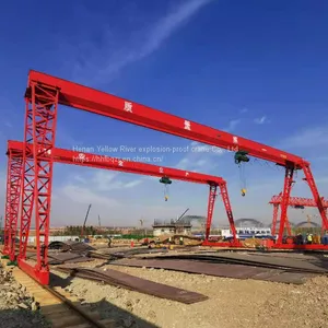 MH 1t Electric Gantry Crane，Outdoor Stockyard, Gantry Crane, Electric Hoist thumbnail-5