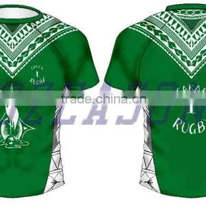 Custom Short Sleeve Rugby Team Set Cheap Rugby Jersey OEM thumbnail-6
