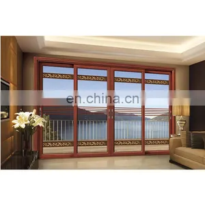 2019 New Wood Grain Aluminum Sliding Windows Dnd Doors Design thumbnail-5