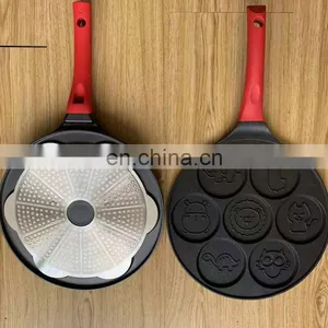 Pink Die Cast Heavy Duty Non Stick Kids Aluminum Wholesale Pie Custom Cooking Baking Dishes Pots Pans thumbnail-2