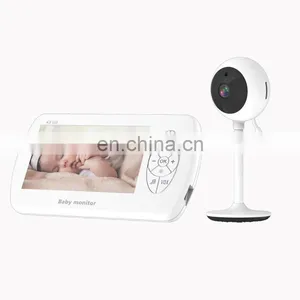 Smart Home Security 4.3 Inch 1080P Wireless Baby Temperature Monitor With Camera thumbnail-2