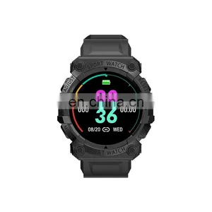 Cheap Sports Fitness Tracker FD68S Smart Watch Waterproof Heart Rate Monitor Round Screen FD68S Smartwatch for Men thumbnail-5