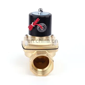 SNS 2W Series Brass Electric Solenoid Valve Normally Closed Water, Air, Diesel DC12V 24V 110V 220V thumbnail-5
