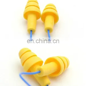 Soundproof Sleep Noise Prevention Disposable Silicone Earplugs thumbnail-2