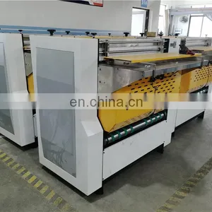 BG1200 Hand Feed Rigid Gift Plywood Paper Board Box Grayboard v Notch Groove Slotting Machine Equipment thumbnail-3